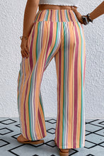 Load image into Gallery viewer, Plus Size Striped Wide Leg Pants