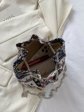 Load image into Gallery viewer, Printed Chain Bucket Bag