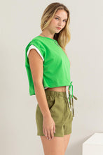 Load image into Gallery viewer, HYFVE Drawstring Hem Crop Top