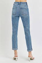 Load image into Gallery viewer, Risen Full Size High Rise Cropped Roll Up Jeans