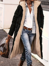 Load image into Gallery viewer, Full Size Zip Up Sherpa Hooded Coat