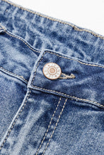 Load image into Gallery viewer, Distressed Raw Hem Bootcut Jeans