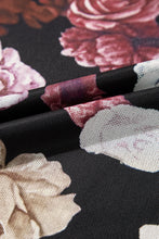 Load image into Gallery viewer, Floral Mock Neck Long Sleeve Mesh Top
