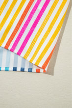 Load image into Gallery viewer, Striped Collared Neck Long Sleeve Shirt