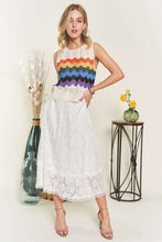 Load image into Gallery viewer, ADORA Elastic Waist Lace Midi Skirt