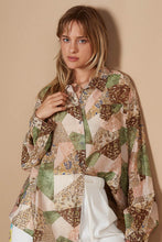 Load image into Gallery viewer, POL Button-Down Long Sleeve Printed Shirt