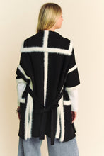 Load image into Gallery viewer, Davi &amp; Dani Fuzzy Trim Open Front Loose Fit Cardigan
