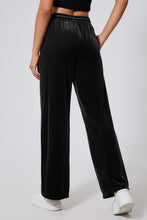 Load image into Gallery viewer, Drawstring Elastic Waist Straight Leg Pants