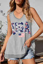 Load image into Gallery viewer, USA Scoop Neck Tank