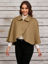 Load image into Gallery viewer, Collared Neck Cropped Cape