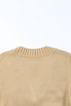 Load image into Gallery viewer, Cable-Knit Button Down V-Neck Cardigan