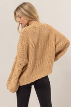 Load image into Gallery viewer, HYFVE Cable Knit V-Neck Sweater