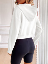 Load image into Gallery viewer, Ivy Lane Zip Up Dropped Shoulder Hooded Jacket