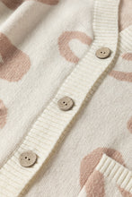Load image into Gallery viewer, Leopard V Neck Button Down Cardigan