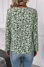 Load image into Gallery viewer, Printed V-Neck Long Sleeve Blouse
