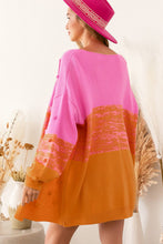 Load image into Gallery viewer, Pompom Color Block Open Front Cardigan