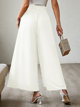 Load image into Gallery viewer, Tied Slit Wide Leg Pants