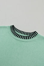 Load image into Gallery viewer, Round Neck Short Sleeve Knit Top