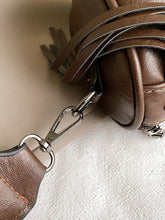 Load image into Gallery viewer, PU Leather Fringe Studded Crossbody Bag