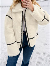 Load image into Gallery viewer, Zip Up Long Sleeve Sherpa Jacket