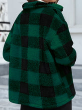 Load image into Gallery viewer, Button Up Drop Shoulder Fuzzy Jacket