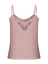 Load image into Gallery viewer, Eyelet Lace Detail V-Neck Cami