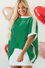 Load image into Gallery viewer, Boat Neck Half Sleeve Blouse