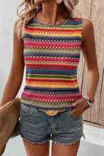 Load image into Gallery viewer, Contrast Round Neck Tank