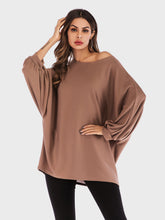 Load image into Gallery viewer, Perfee Round Neck Batwing Sleeve T-Shirt