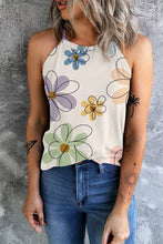 Load image into Gallery viewer, Printed Round Neck Tank