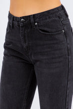 Load image into Gallery viewer, American Bazi High Waist Distressed Cropped Straight Jeans
