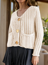 Load image into Gallery viewer, Button Down Long Sleeve Cardigan