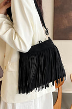 Load image into Gallery viewer, Suede Fringe Shoulder Bag