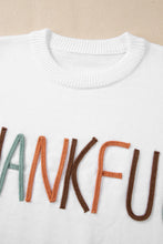 Load image into Gallery viewer, THANKFUL Round Neck Long Sleeve Knit Top