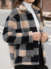 Load image into Gallery viewer, Button Up Drop Shoulder Fuzzy Jacket