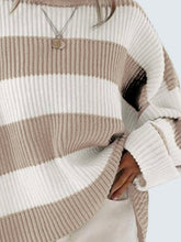 Load image into Gallery viewer, Round Neck Long Sleeve Sweater