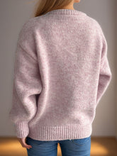 Load image into Gallery viewer, Round Neck Long Sleeve Sweater