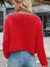 Load image into Gallery viewer, Round Neck Button Up Cardigan with Pockets
