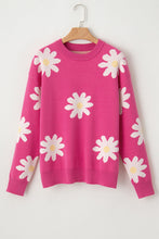 Load image into Gallery viewer, Daisy Round Neck Dropped Shoulder Sweater