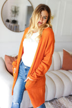 Load image into Gallery viewer, Haptics Full Size Stripe Textured Open Front Cardigan with Pockets