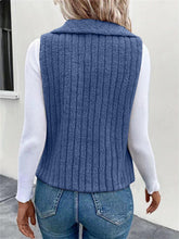 Load image into Gallery viewer, Open Front Fuzzy Vest Coat