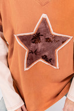Load image into Gallery viewer, SAGE + FIG Star Patch Long Sleeve Color Block T-Shirt