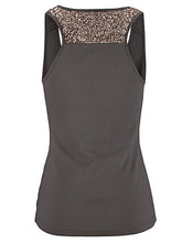 Load image into Gallery viewer, Sequin Scoop Neck Tank