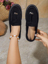 Load image into Gallery viewer, Round Toe Flat Slip-Ons