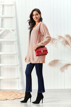 Load image into Gallery viewer, Cable-Knit Open Front Long Sleeve Cardigan