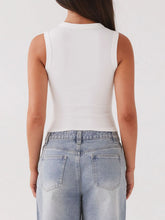 Load image into Gallery viewer, Lovelet Button Up Round Neck Tank