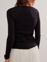 Load image into Gallery viewer, Button Up Round Neck Long Sleeve Cardigan