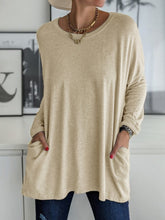 Load image into Gallery viewer, Full Size Round Neck Long Sleeve T-Shirt