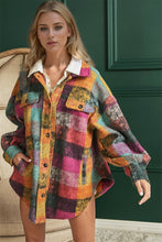 Load image into Gallery viewer, Double Take Full Size Button Up Plaid Shacket with Pockets