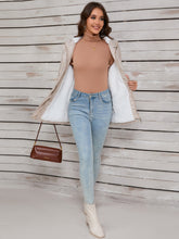 Load image into Gallery viewer, Drawstring Long Sleeve Hooded Jacket